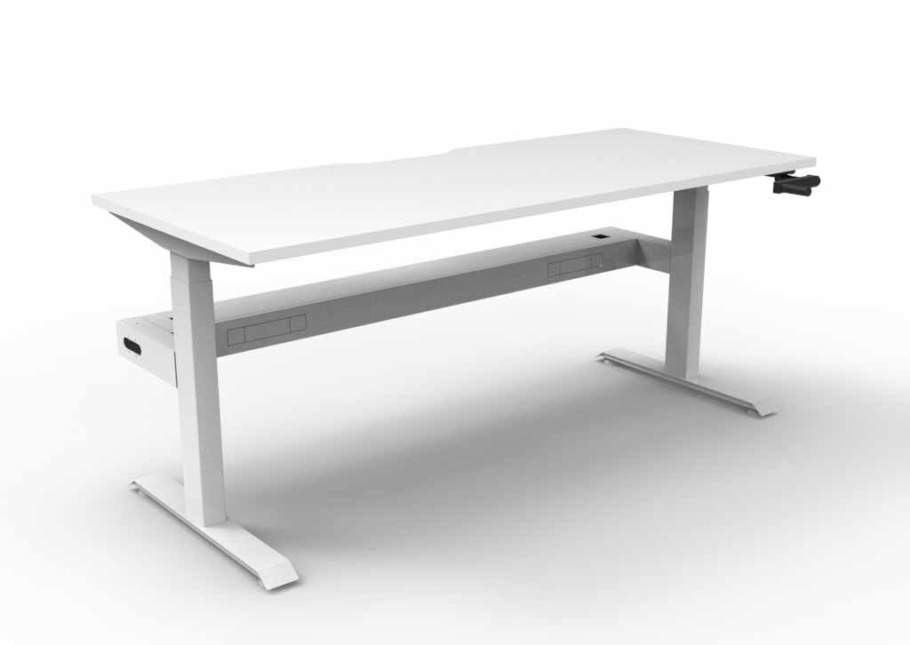 Boost Manual Sit-Stand Single Sided Workstation